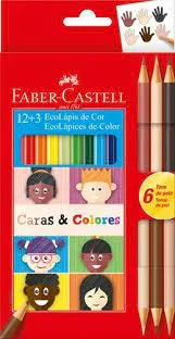 Lapices de Colores x12+3 - Faber Castell