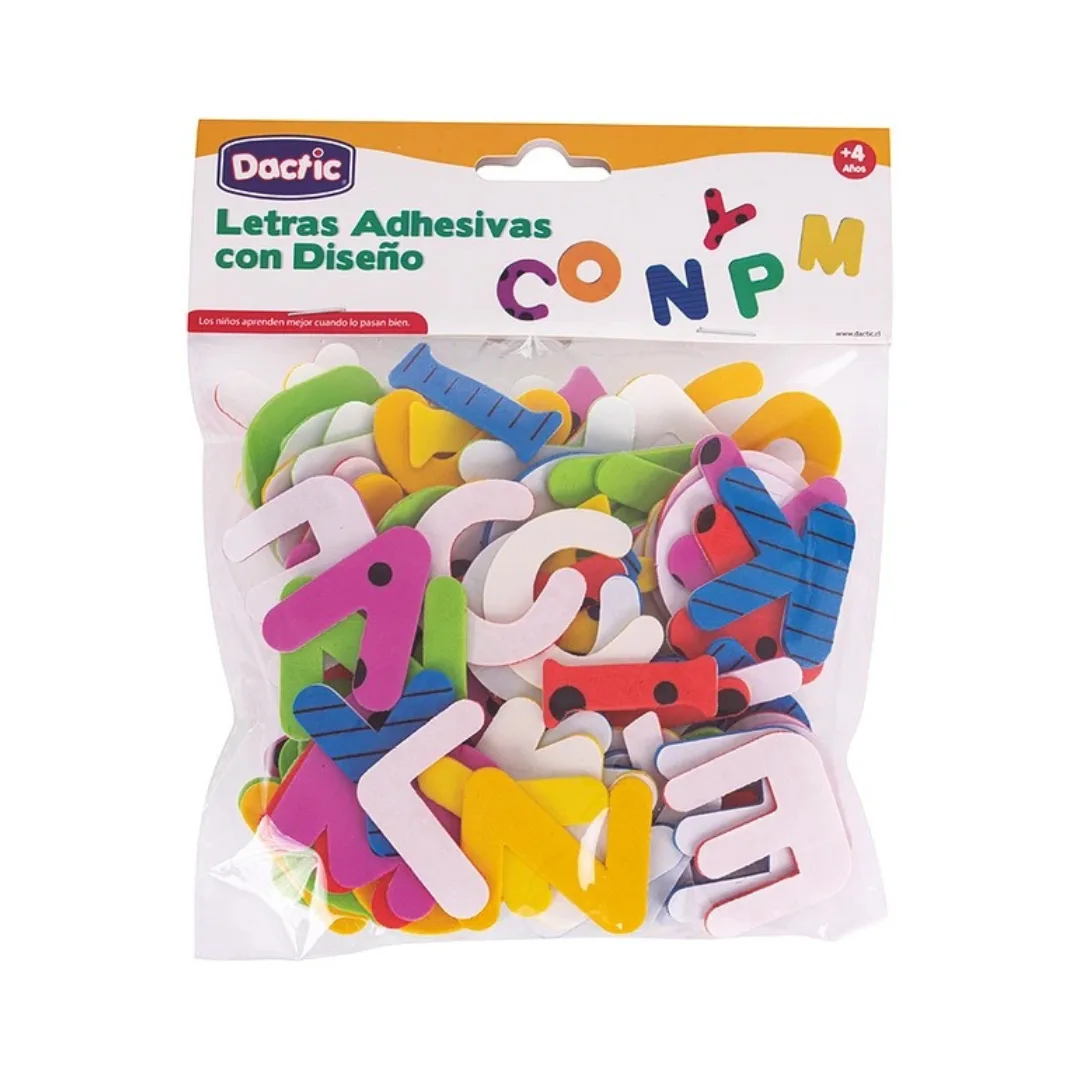 Letras Adhesivas de Goma Eva - 100 unidades 3