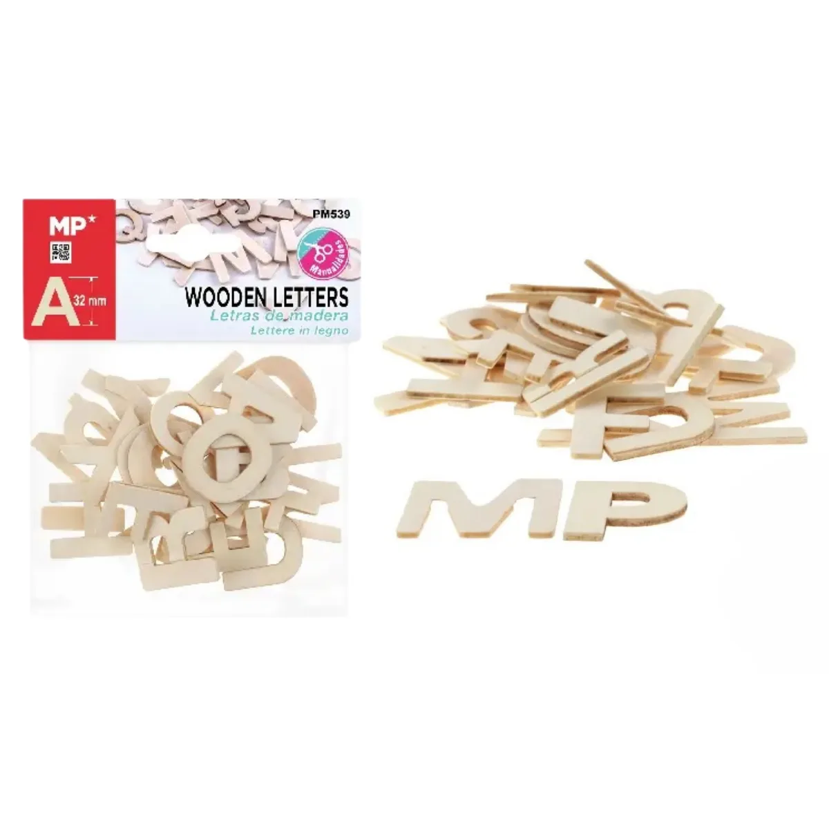 Letras de Madera 32mm