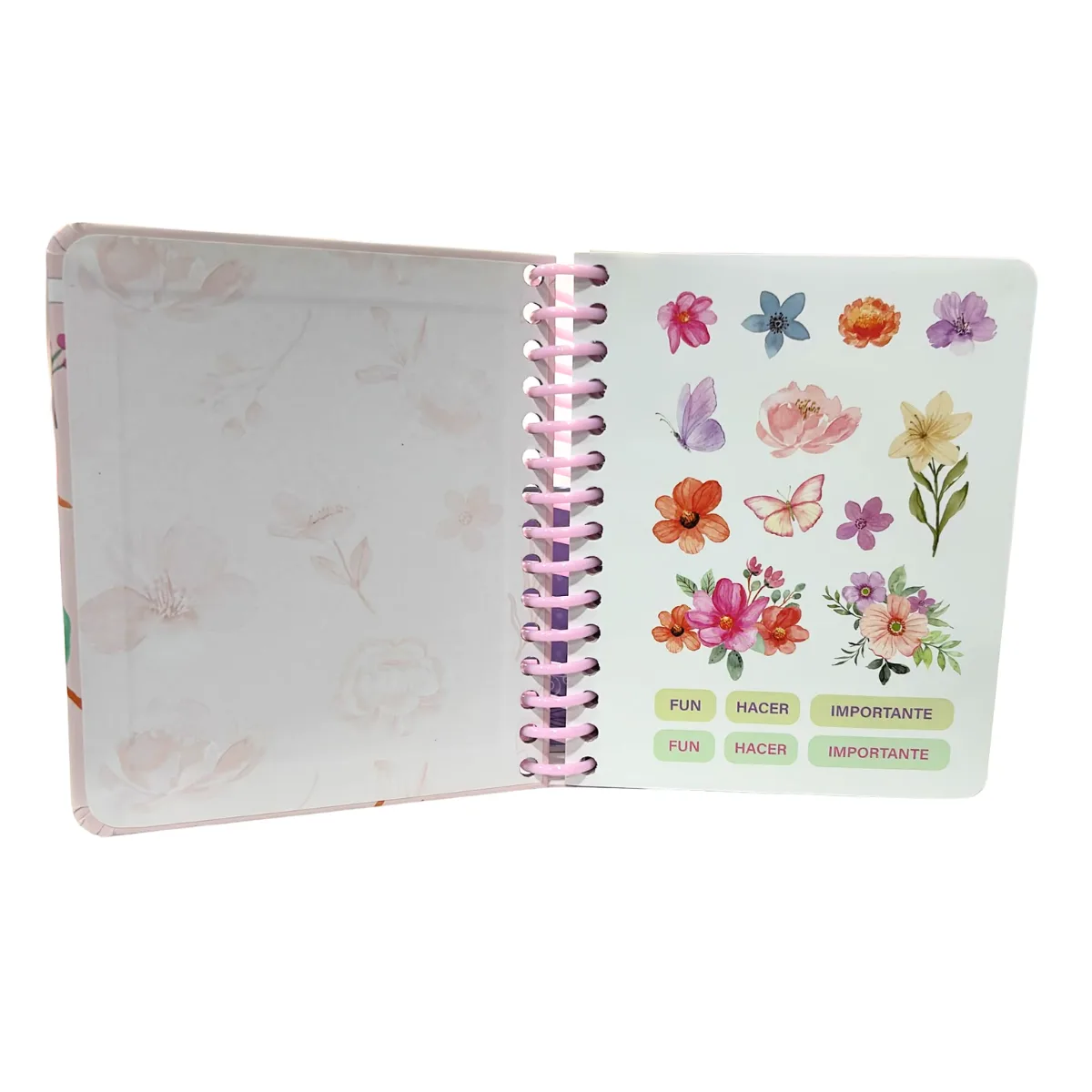 Libreta A6 Garden Blanca - Mooving