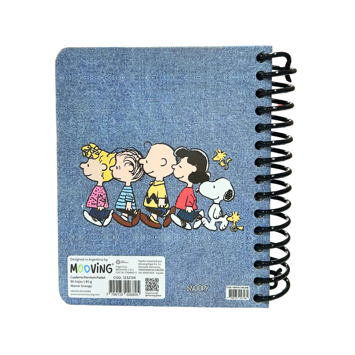 Libreta A6 Snoopy - Mooving 4