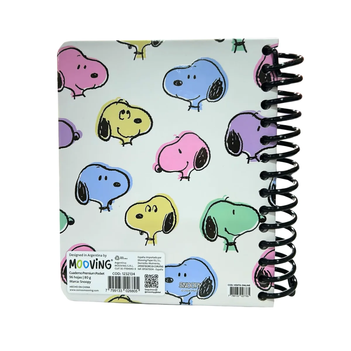 Libreta A6 Snoopy - Mooving 4