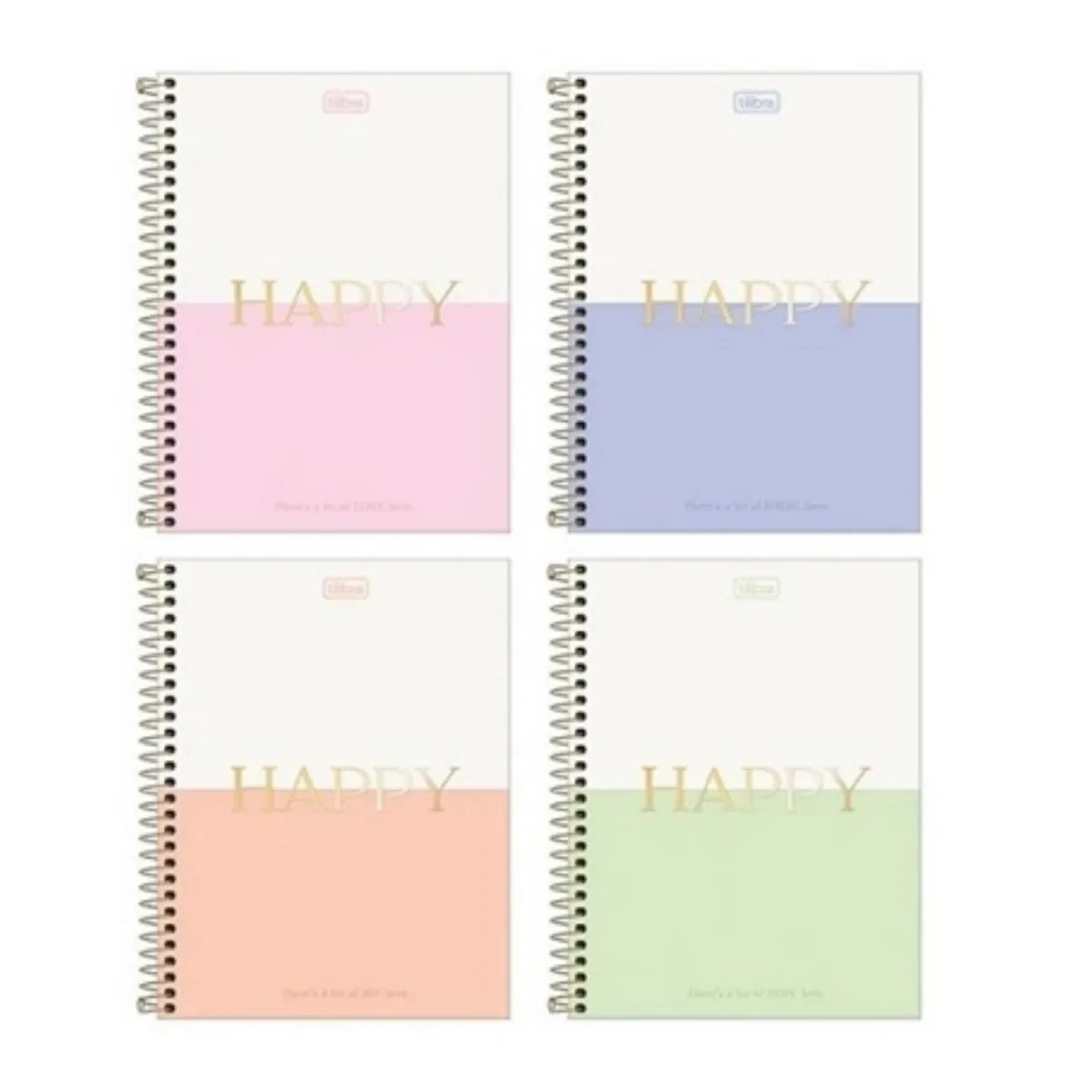Libreta A6 Tapa Dura 80h - Tilibra Happy