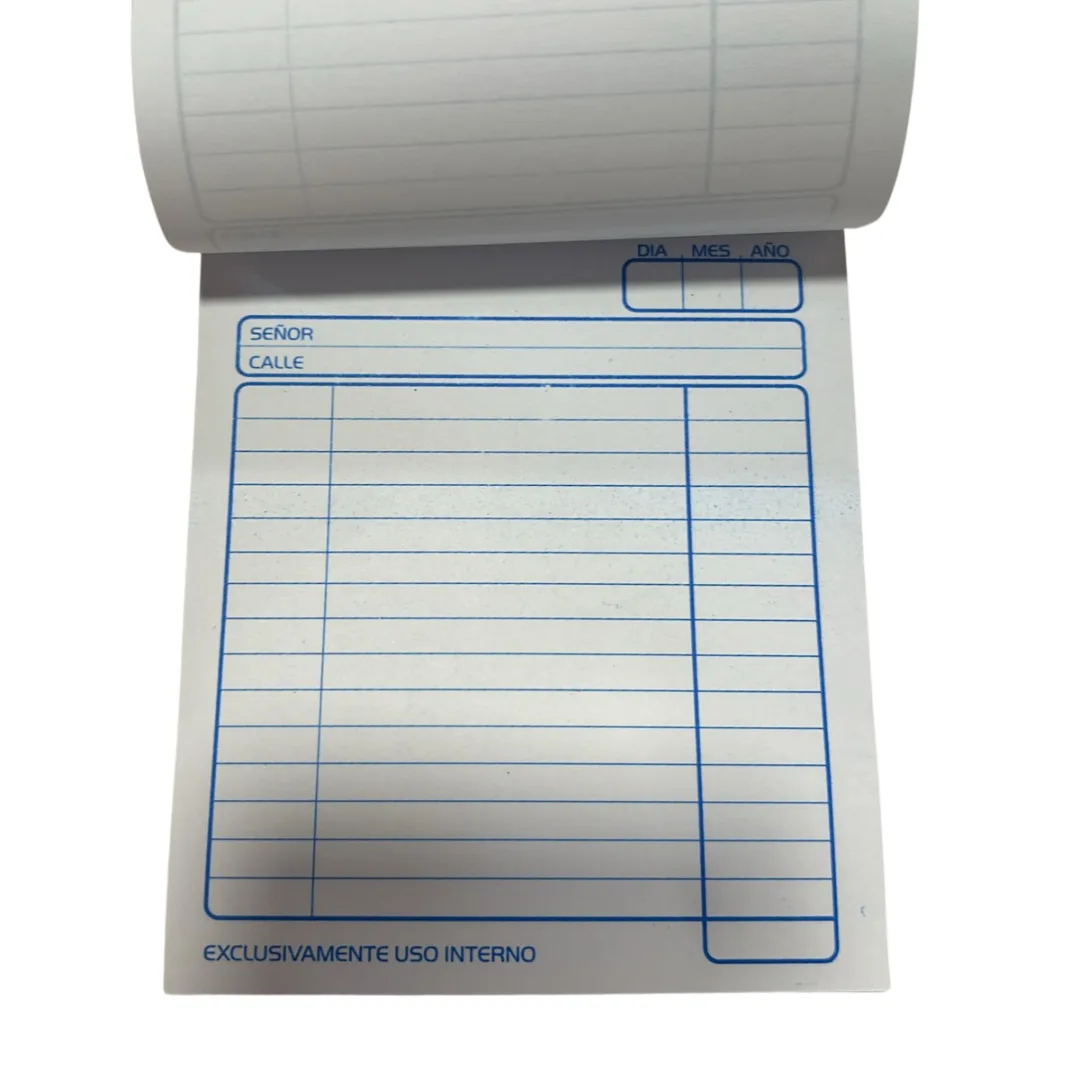 Libreta Nota de Pedidos