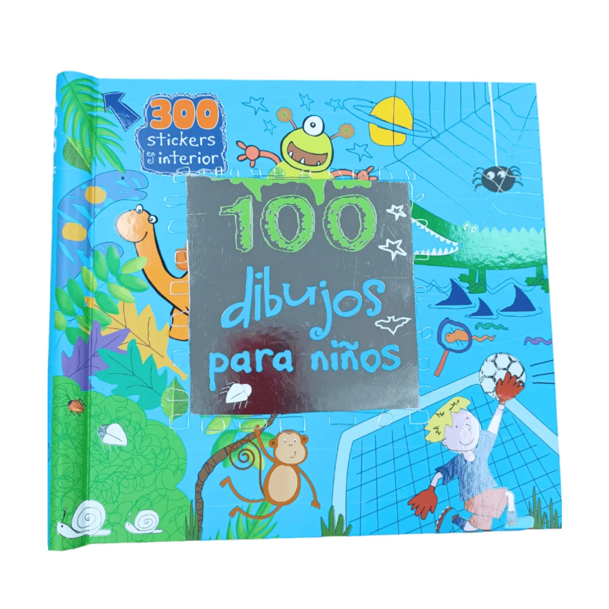 Libro 100 dibujos para niños con Stickers