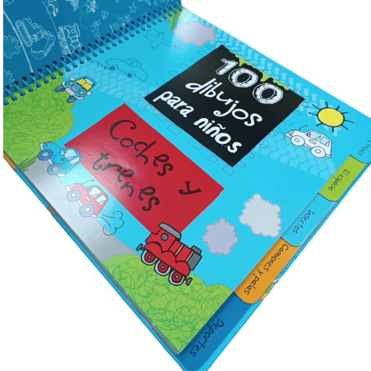 Libro 100 dibujos para niños con Stickers