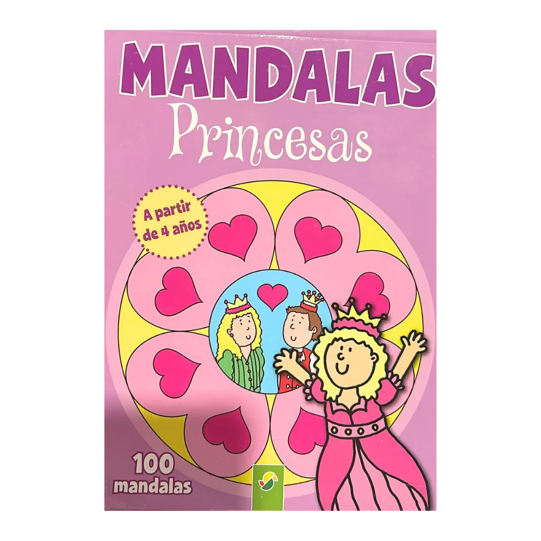 Libro 100 Mandalas Princesas