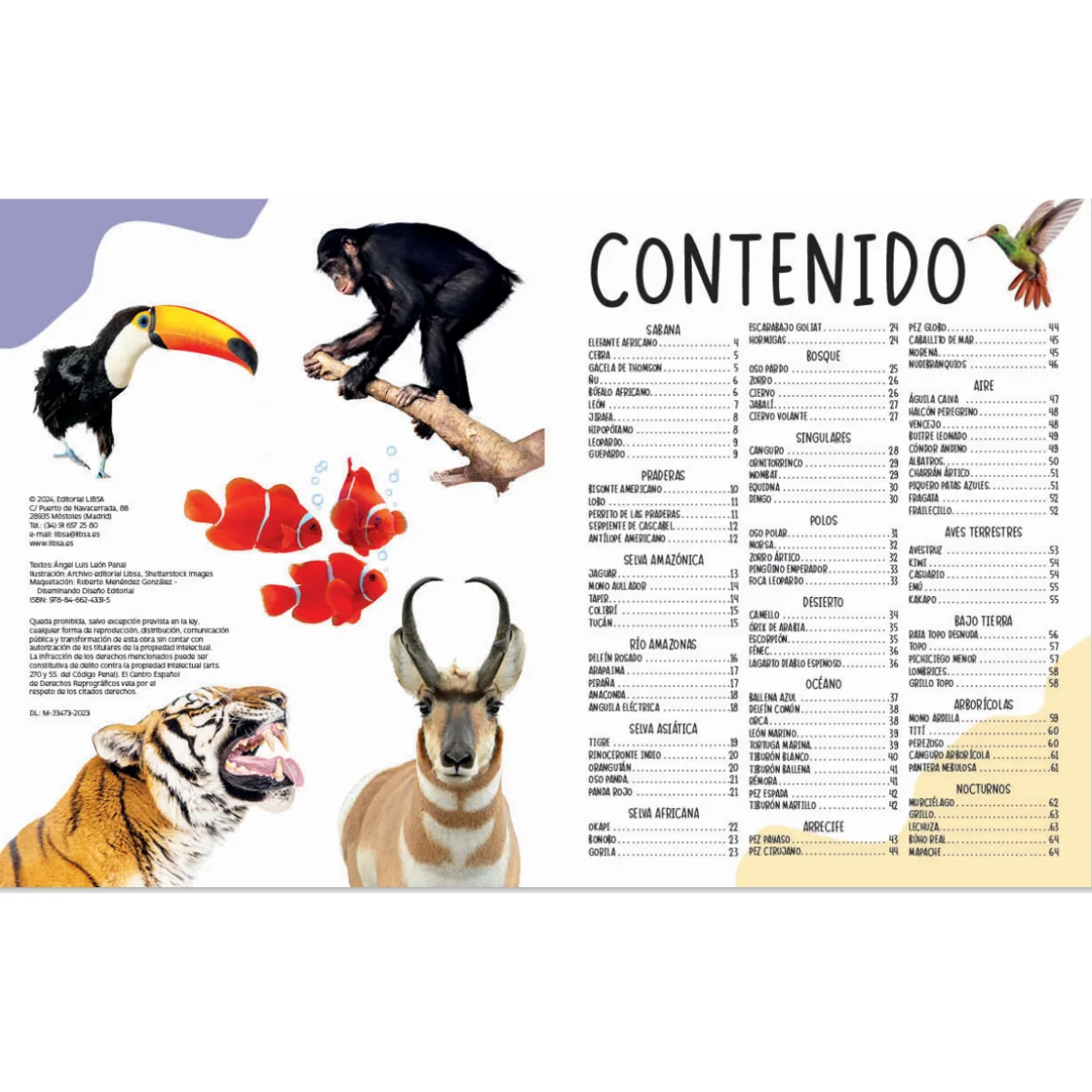 Libro 101 Animales