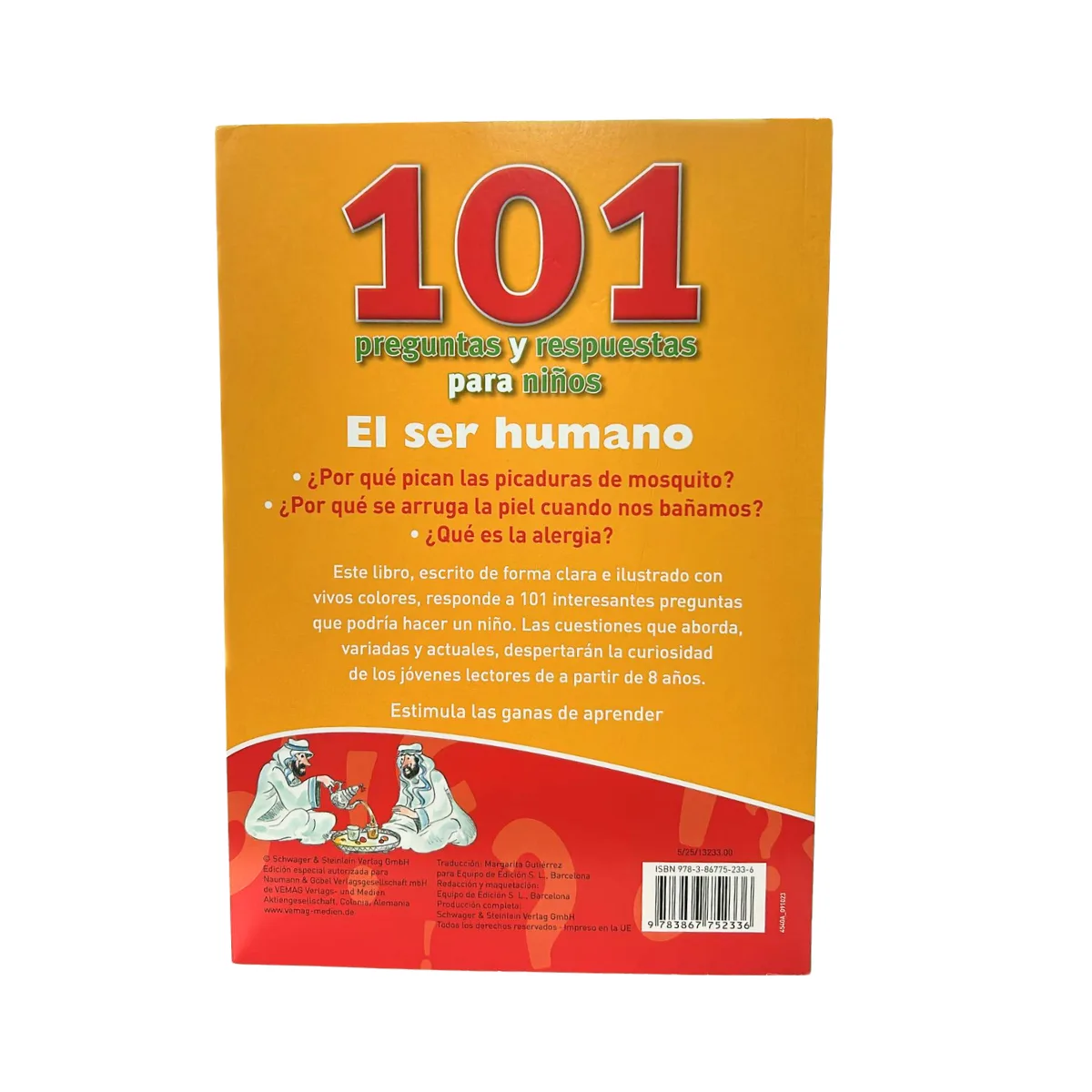 Libro 101 Preguntas y Respuestas para niños - El Ser Humano