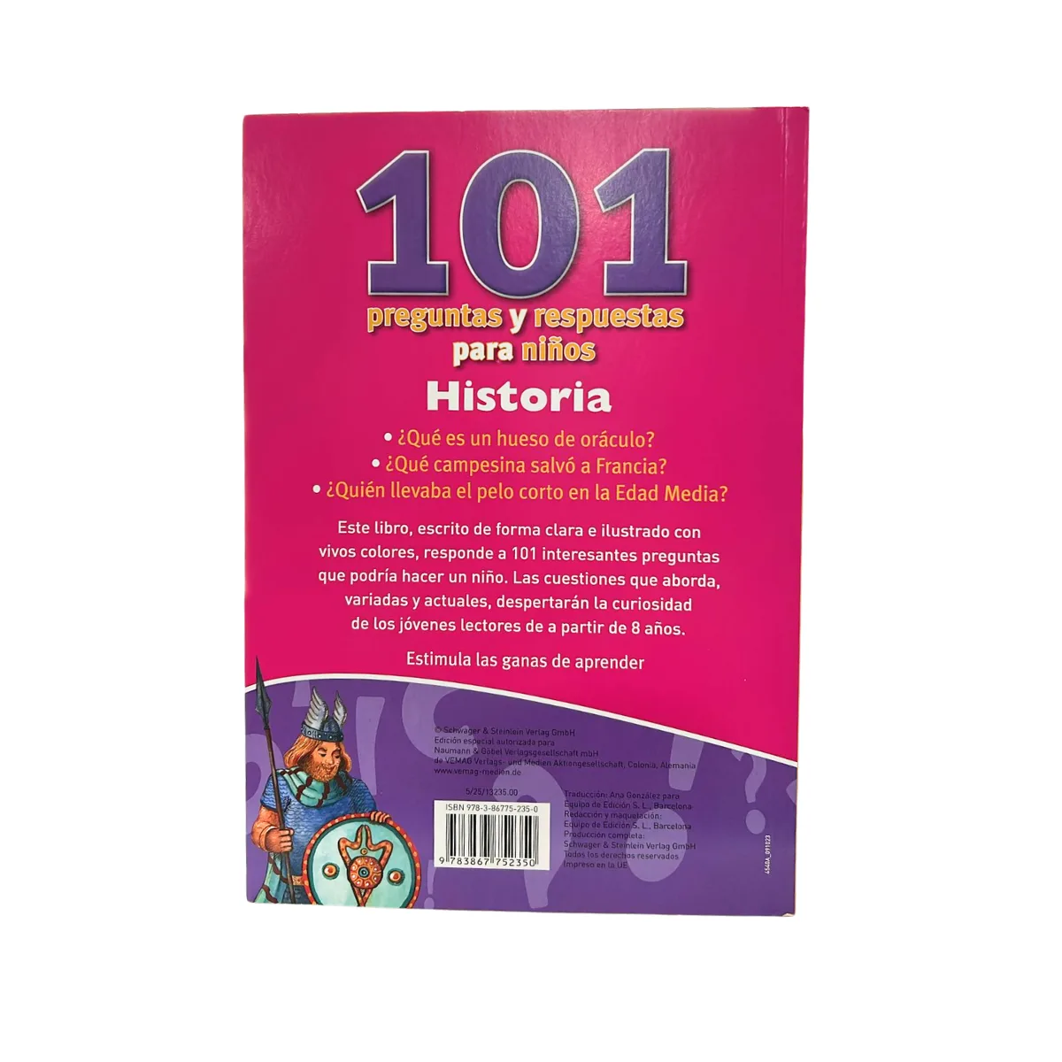 Libro 101 Preguntas y Respuestas para niños - Historia