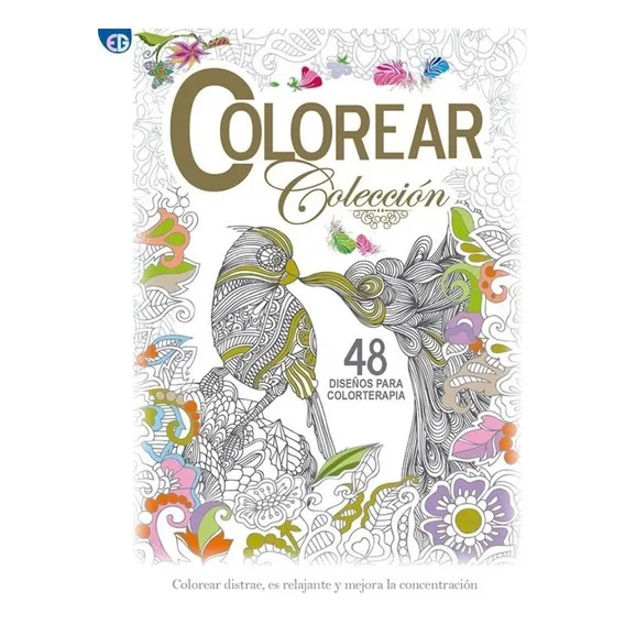 Libro 48 diseños para Colorterapia