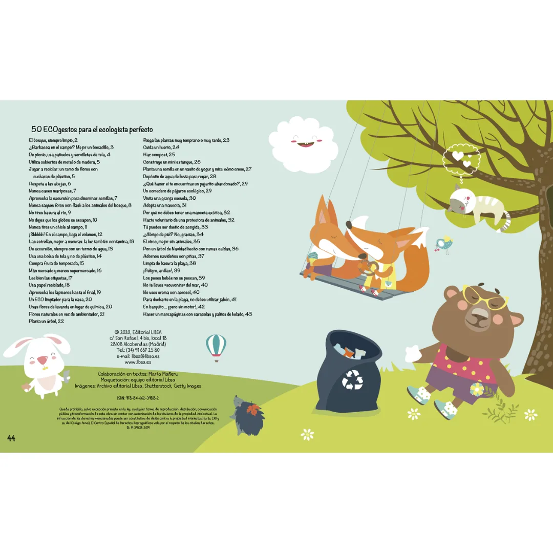 Libro 50 Ecogestos Para Salvar La Naturaleza - Libsa 3