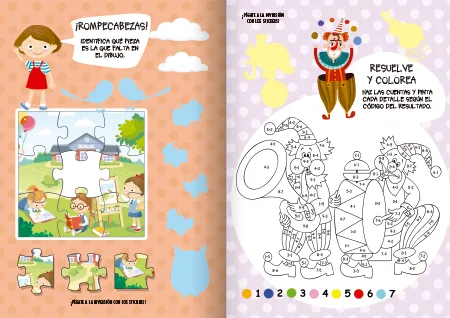 Libro Actijuegos con Stickers