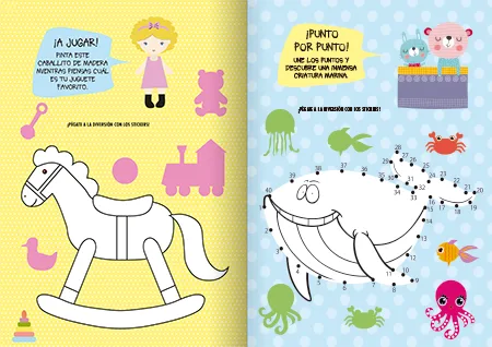 Libro Actijuegos con Stickers