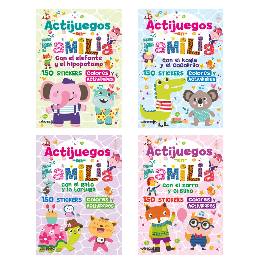 Libro Actijuegos con Stickers