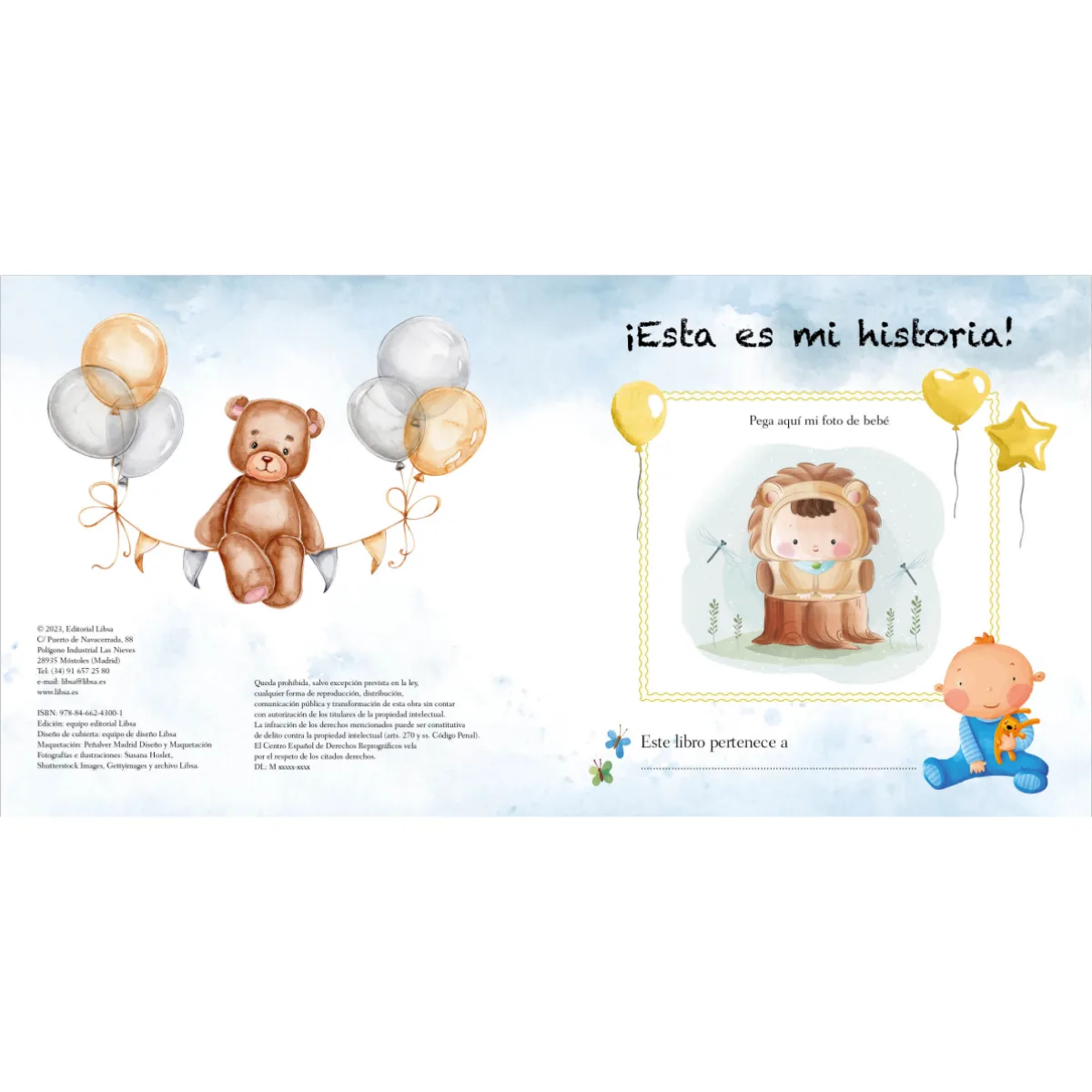 Libro Album del Bebe - Niño 2