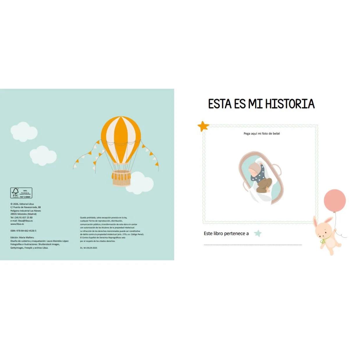 Libro Album del Bebe