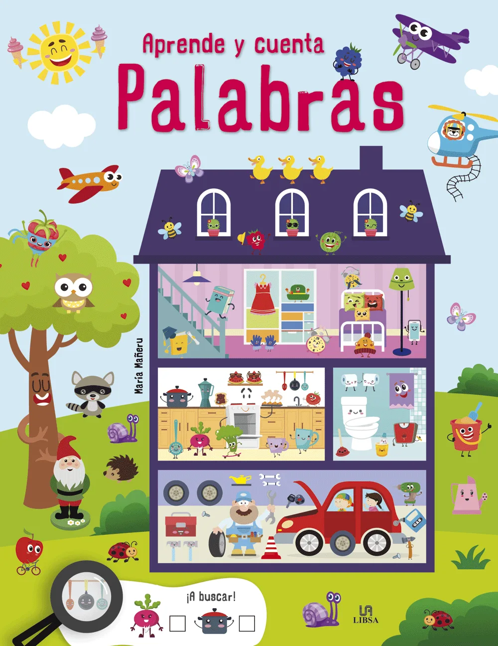 Libro Aprende y Cuenta Palabras - Libsa