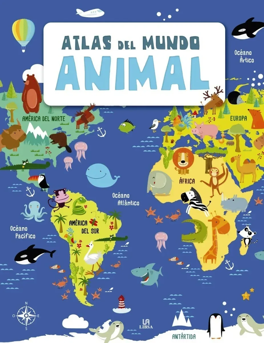 Libro Atlas Del Mundo Animal