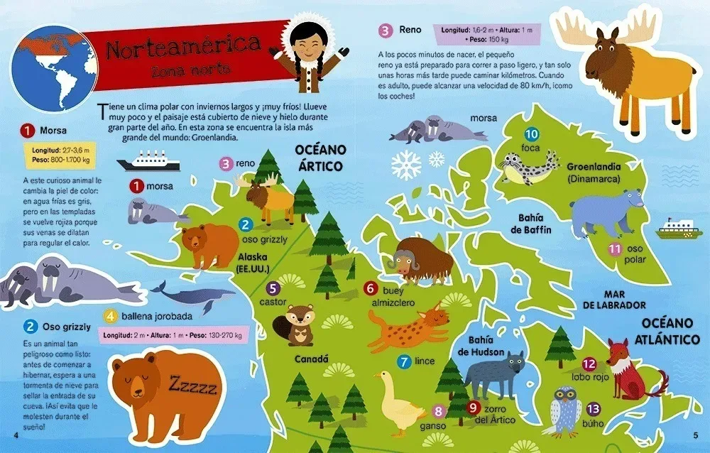 Libro Atlas Del Mundo Animal 3