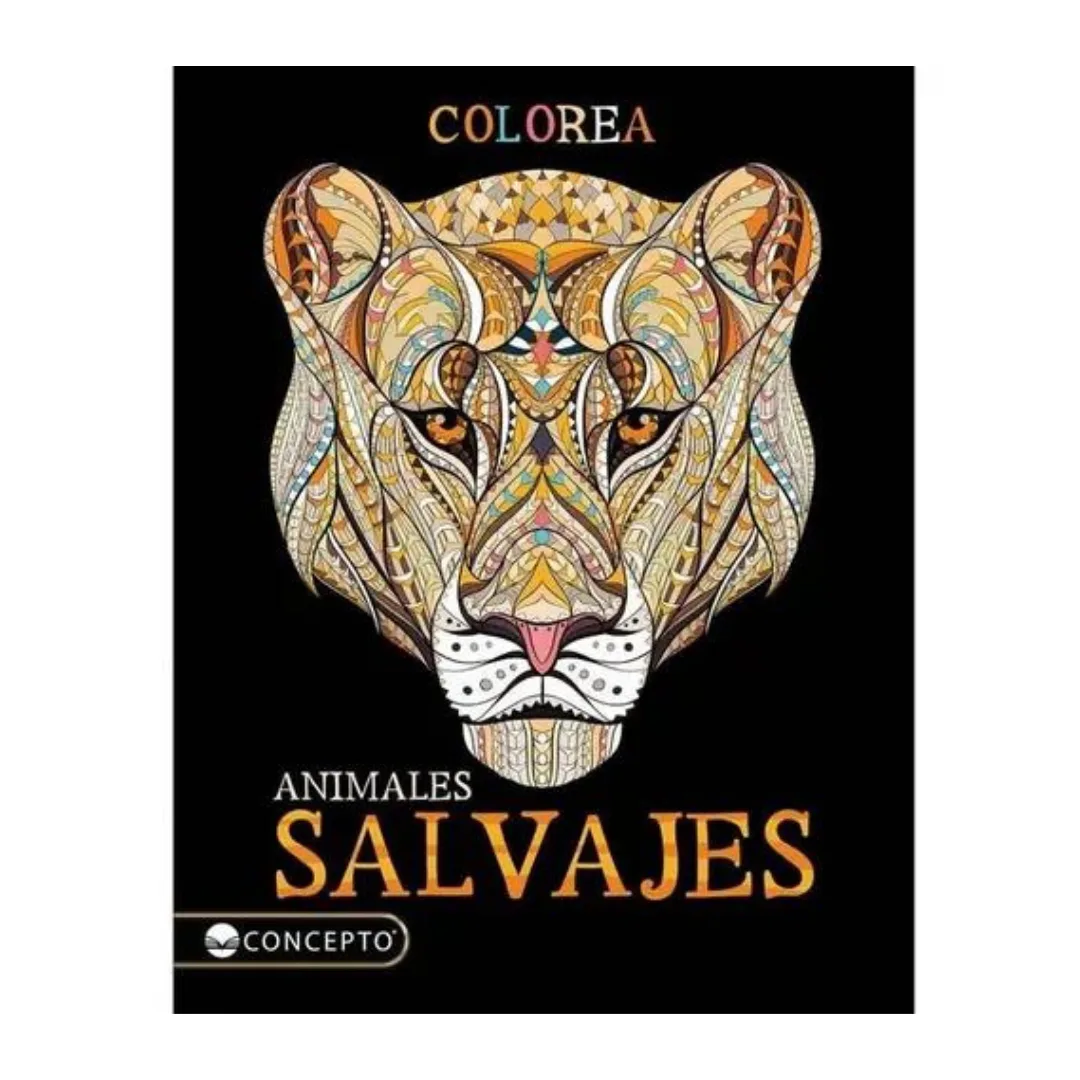 Libro Colorea Animales Salvajes