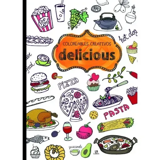 Libro Coloreables Creativos - Delicious