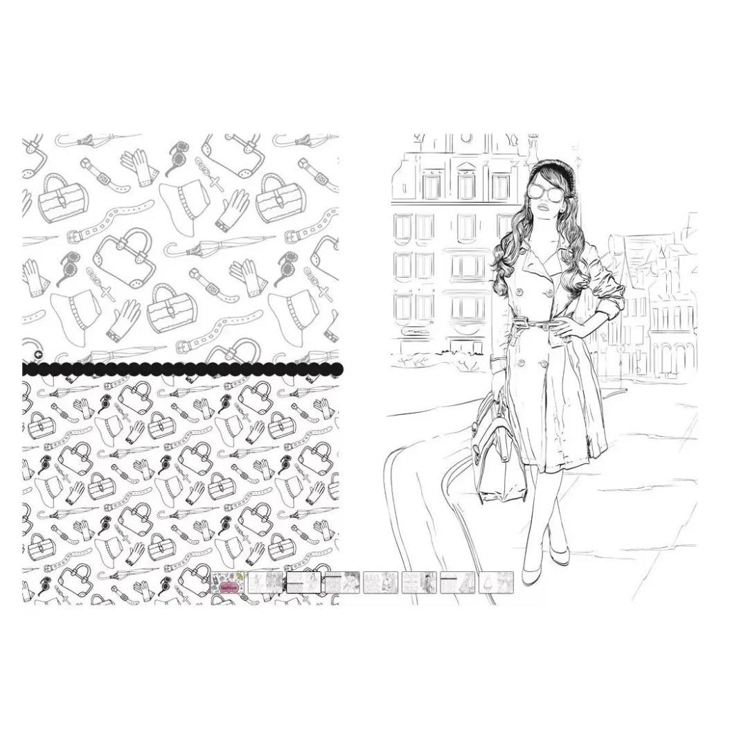 Libro Coloreables Creativos - Fashion