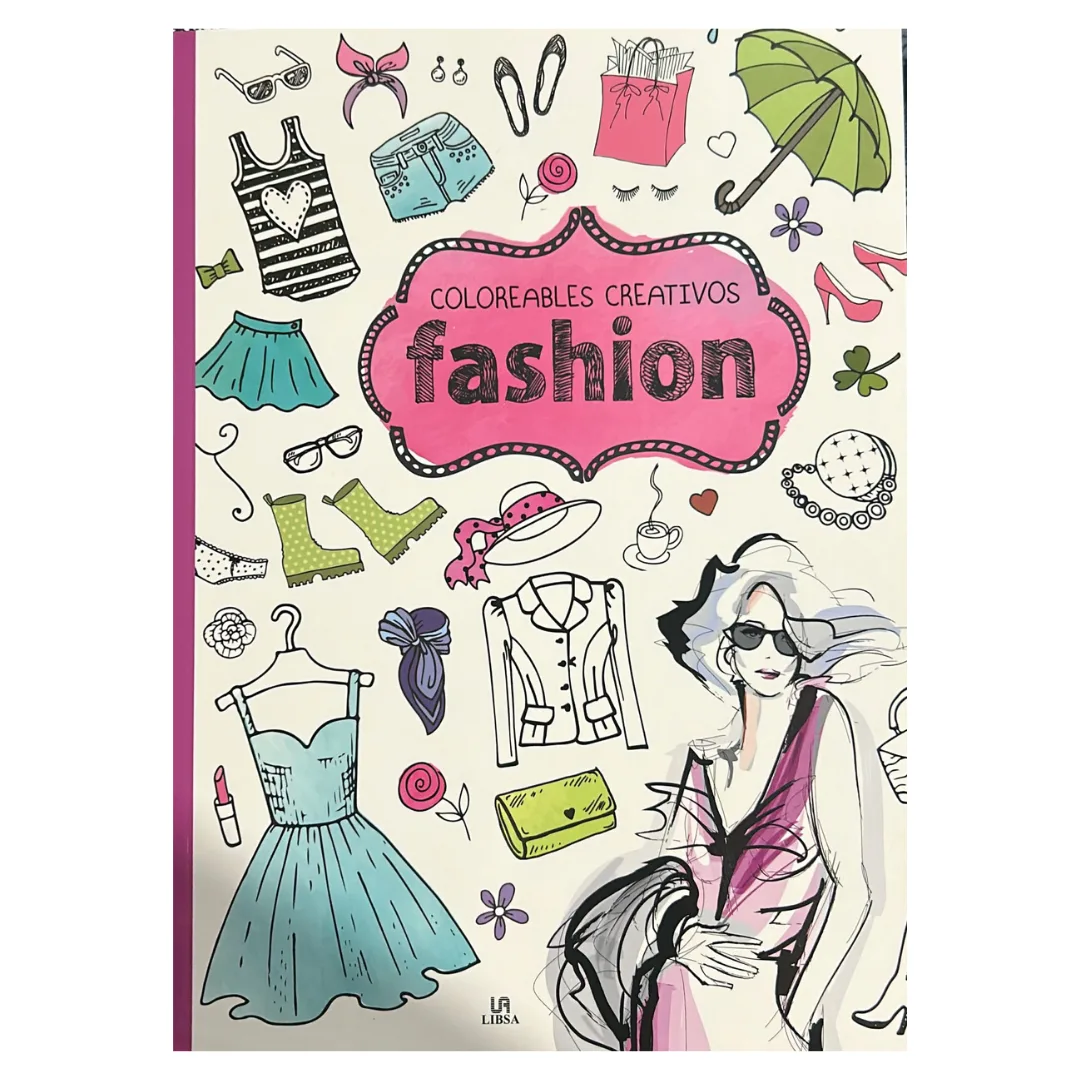 Libro Coloreables Creativos - Fashion