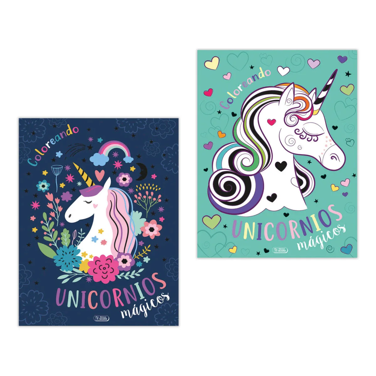 Libro Coloreando Unicornios