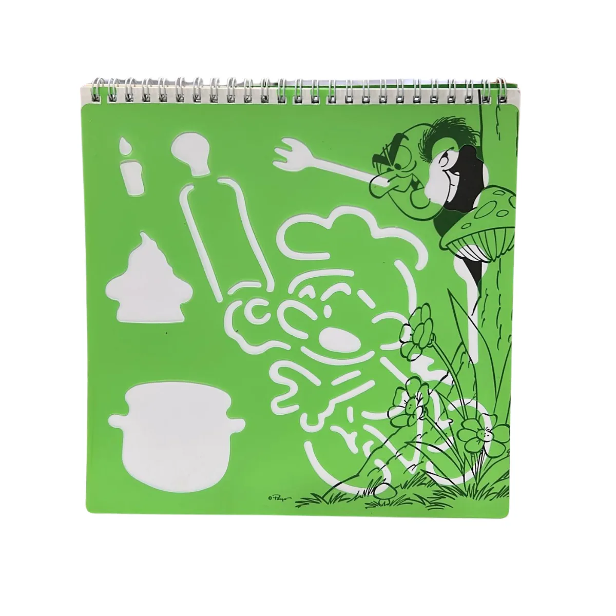 Libro con Plantillas para Dibujar - Los Pitufos