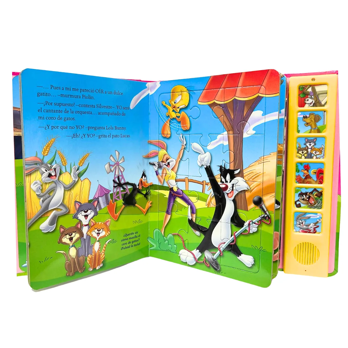 Libro con Sonido y Puzzles 12p - Bugs Bunny