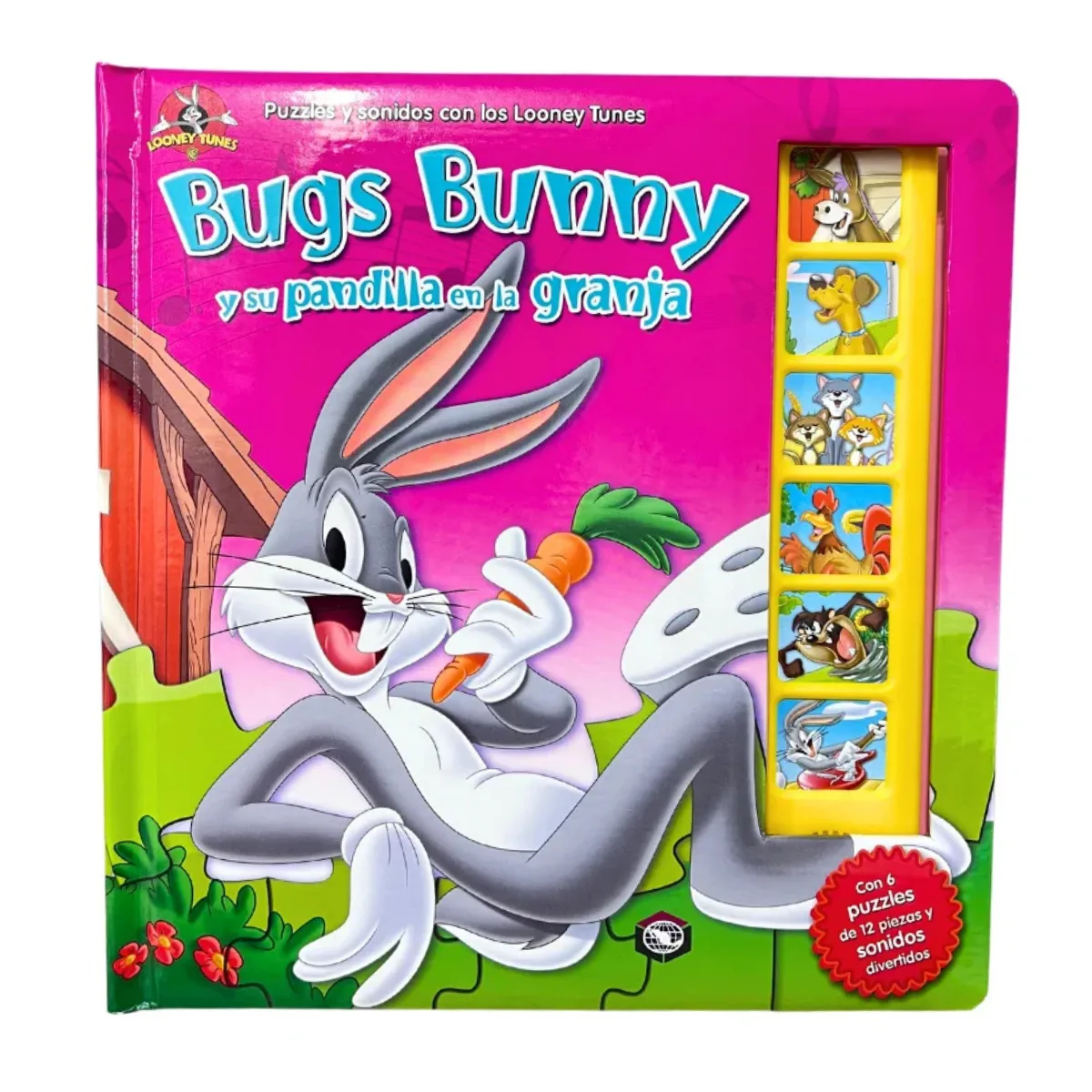 Libro con Sonido y Puzzles 12p - Bugs Bunny