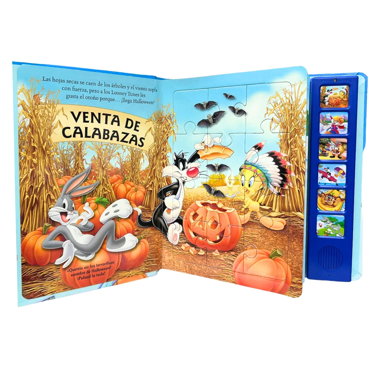 Libro con Sonido y Puzzles 12p - Piolin y sus Amigos