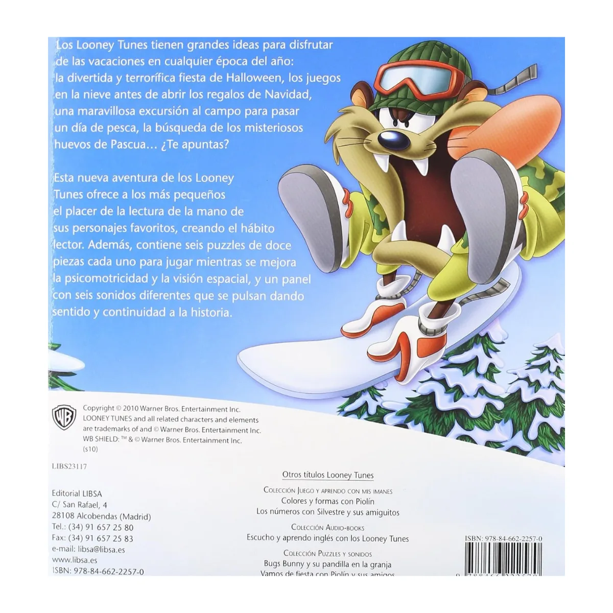 Libro con Sonido y Puzzles 12p - Piolin y sus Amigos