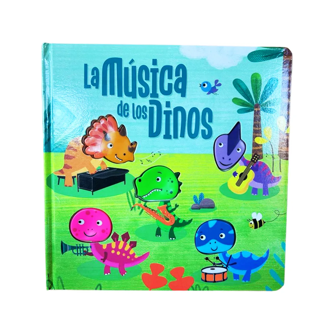 Libro con sonido y textura dinosaurios