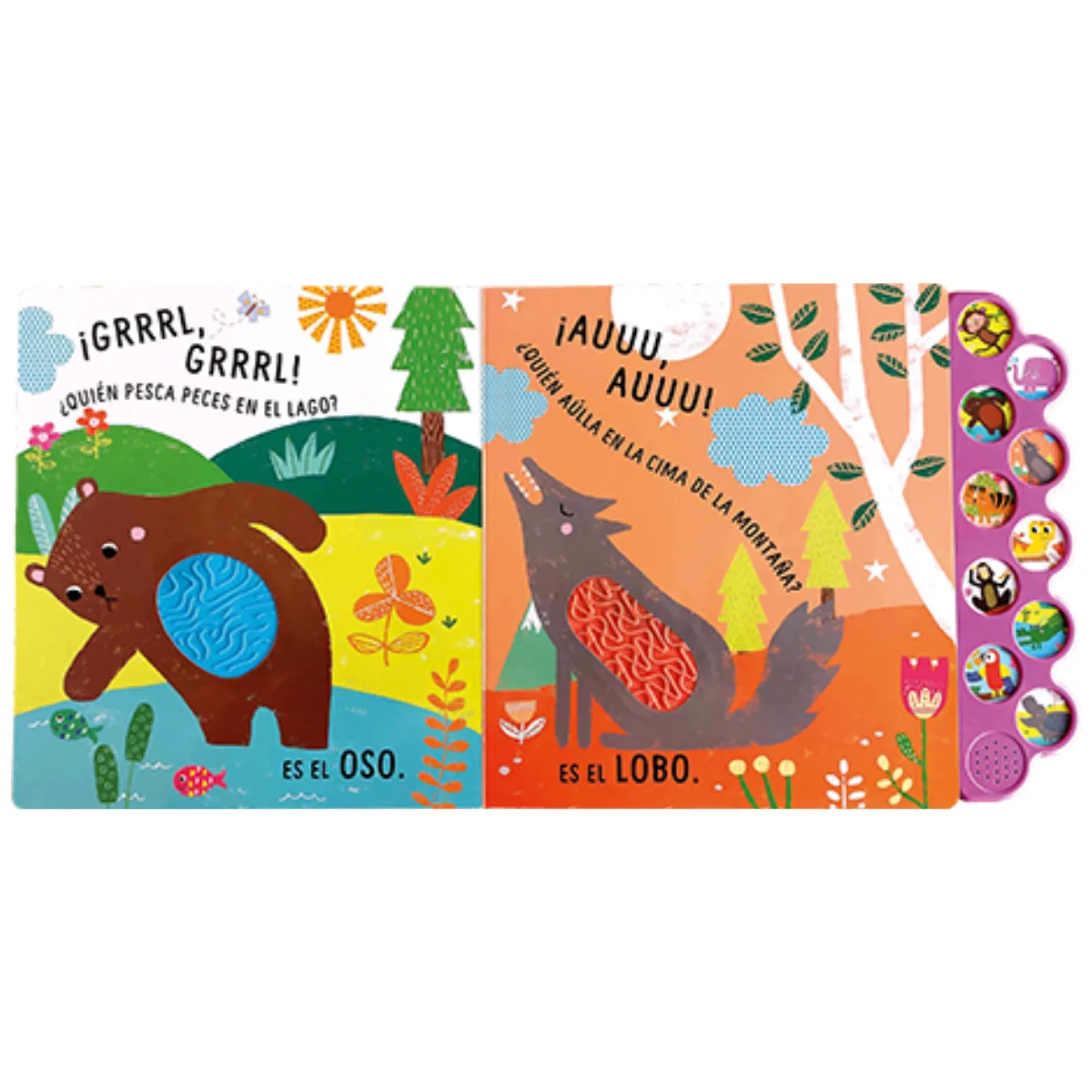 Libro con Sonido y Textura - La Jungla