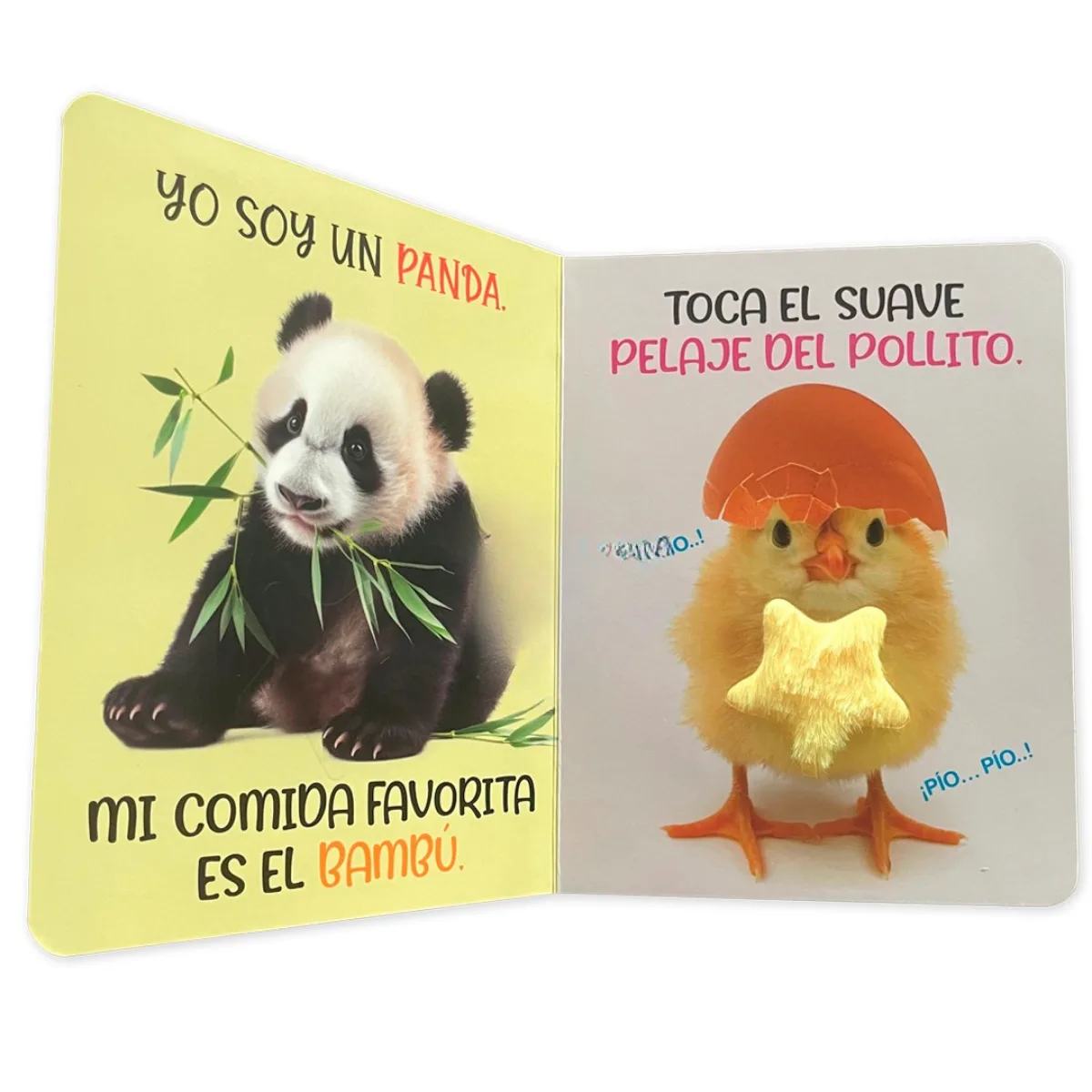 Libro con Texturas Toca y Aprende 4