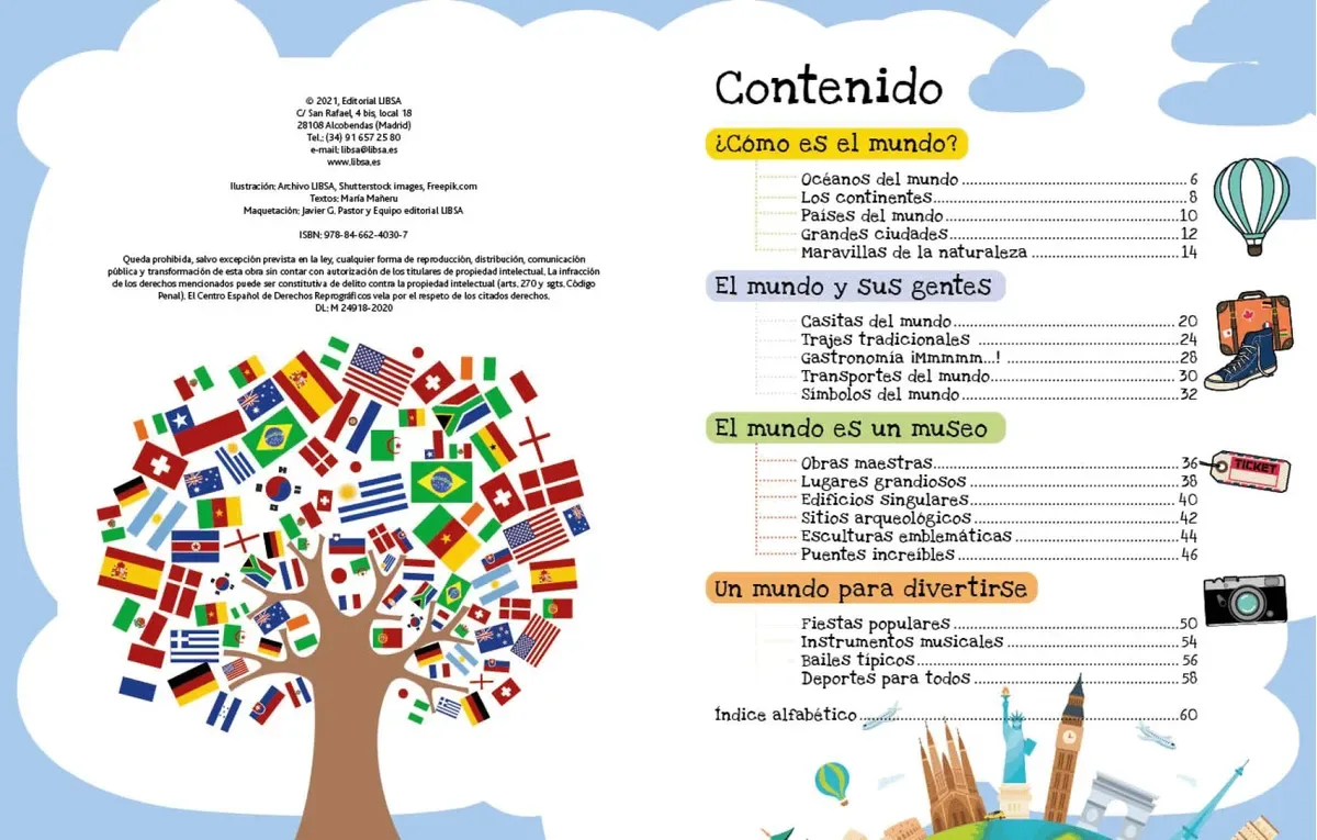 Libro Conocer el Mundo - Un viaje por los seis continentes 2