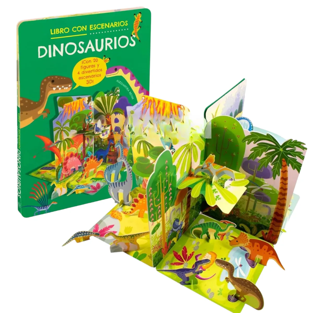 Libro Crea y Juega - Dinosaurios
