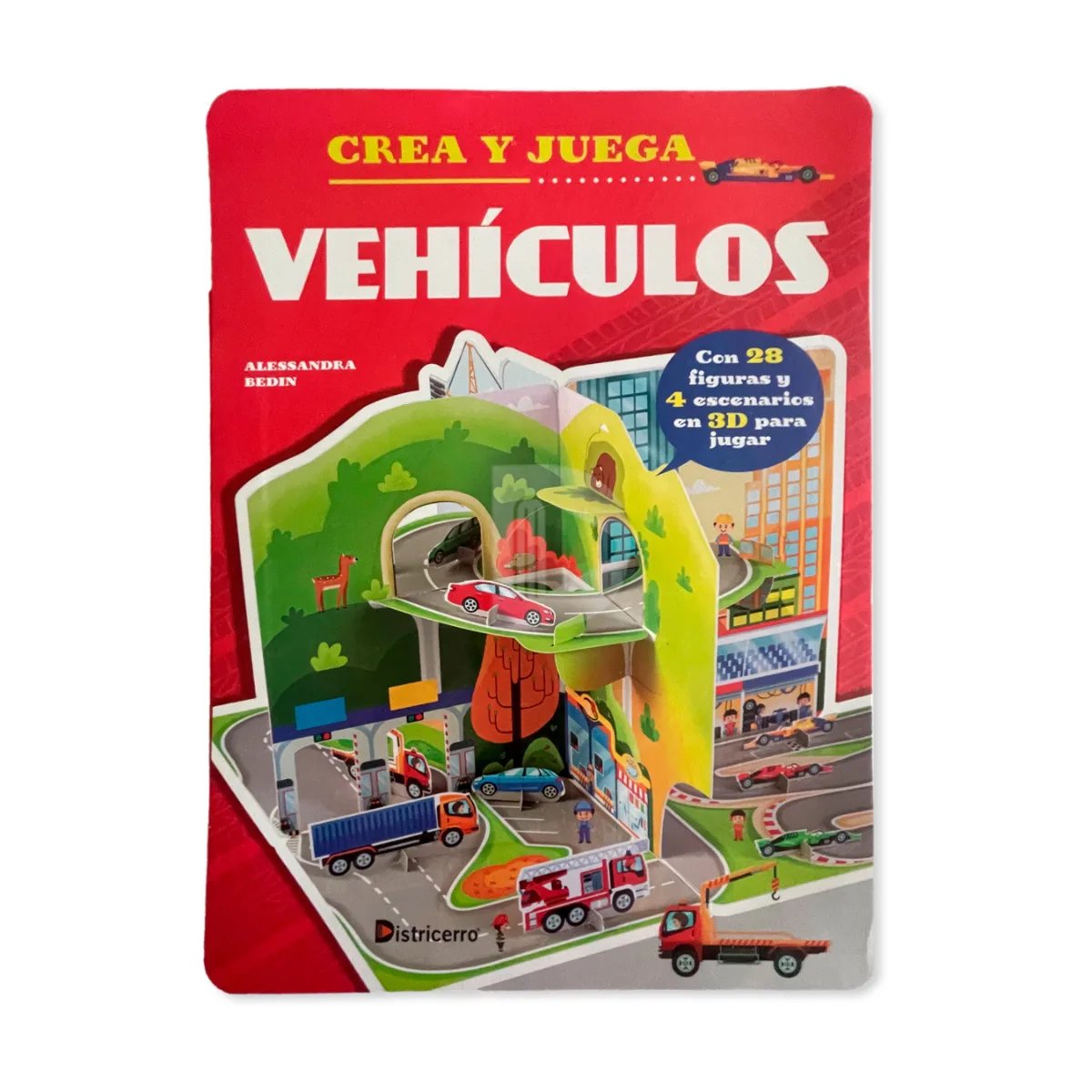 Libro Crea y Juega - Vehiculos