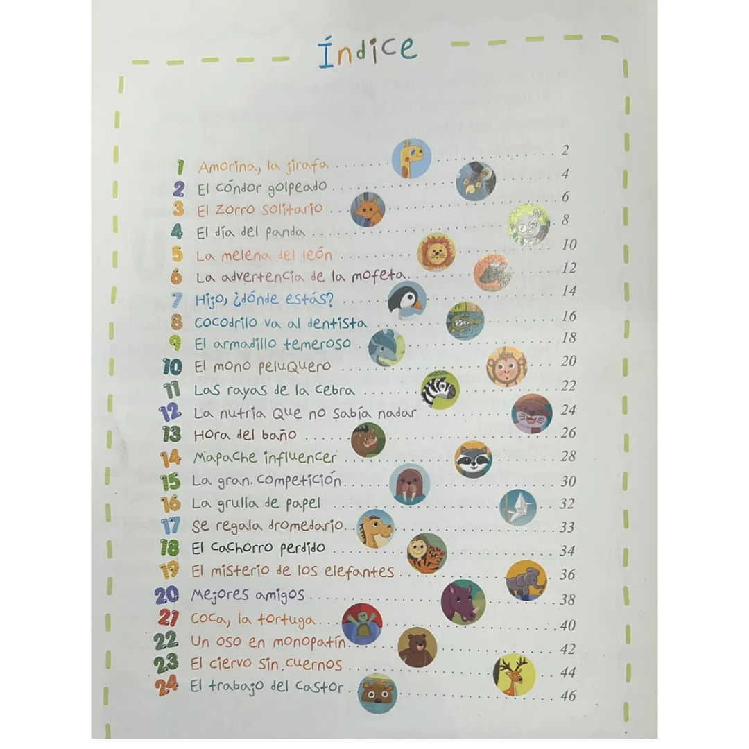 Libro Cuentos con Animalitos Felices 4