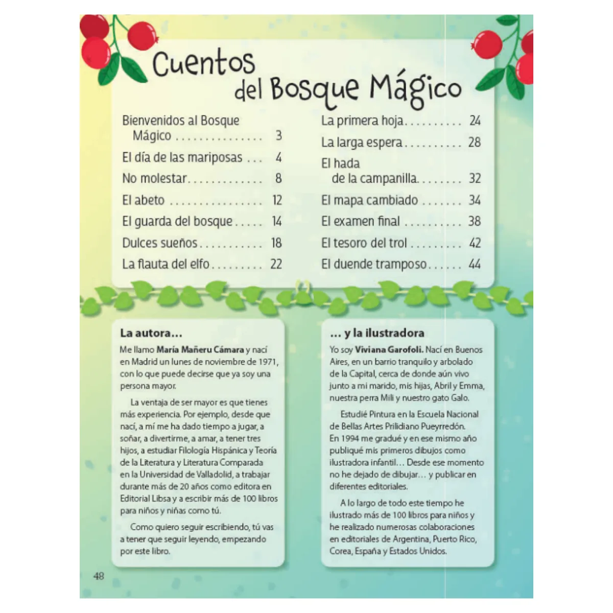 Libro Cuentos del Bosque Magico