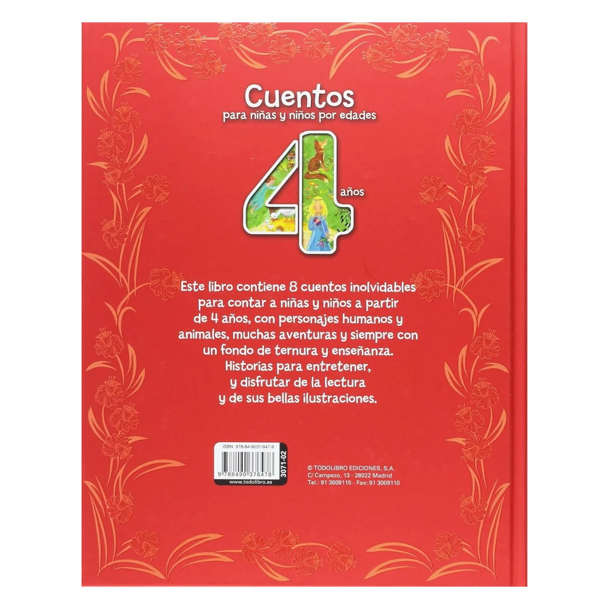 Libro Cuentos y Fabulas Inolvidables 4 años 3
