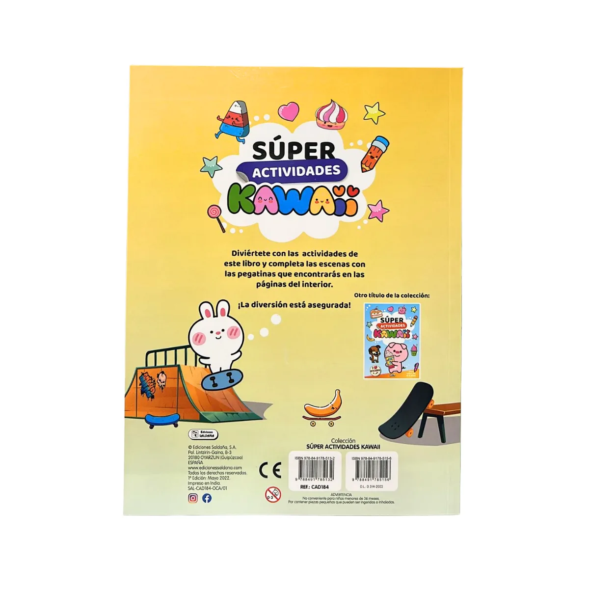 Libro de Actividades con Stickers Kawaii 5