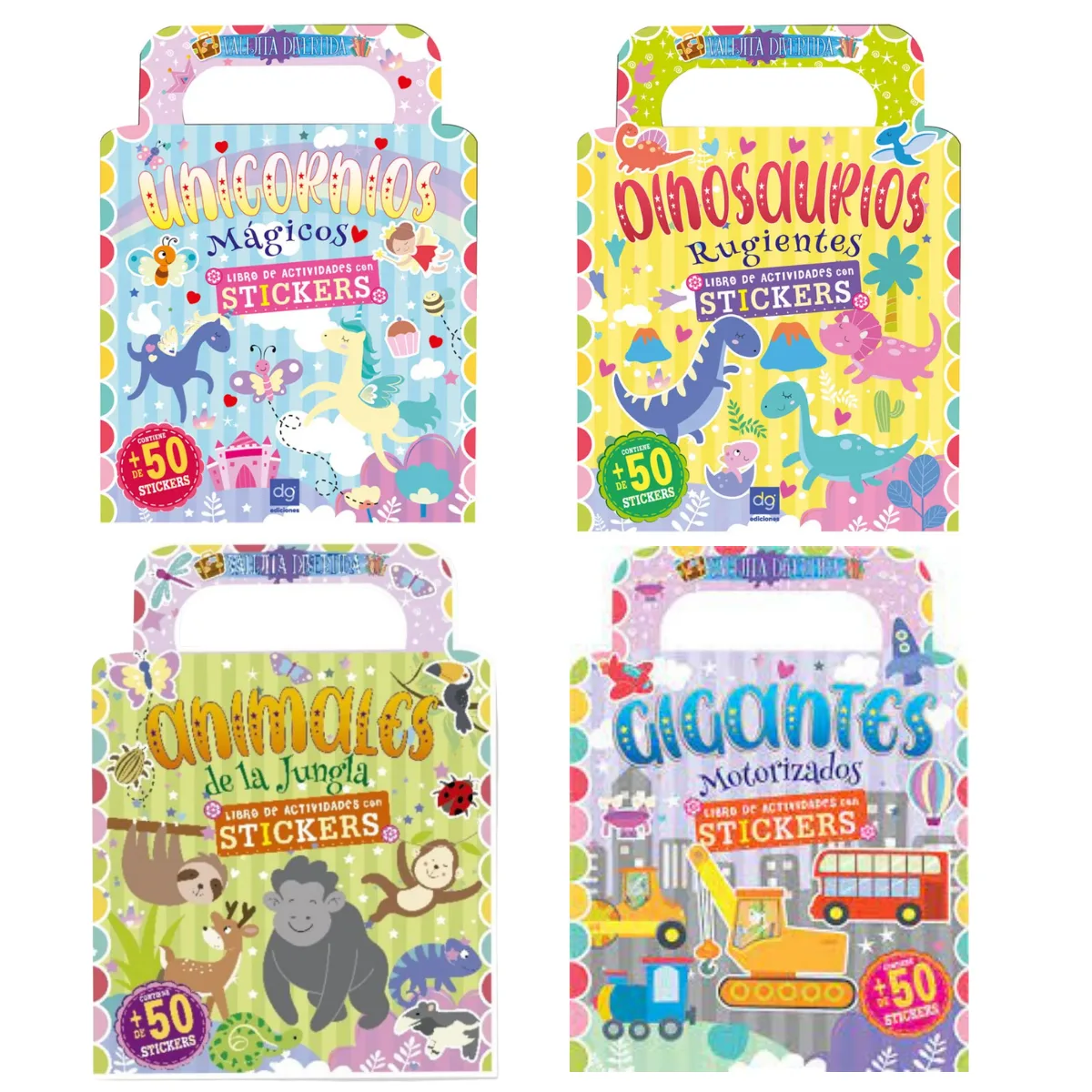 Libro de Actividades con Stickers - Valijita Divertida