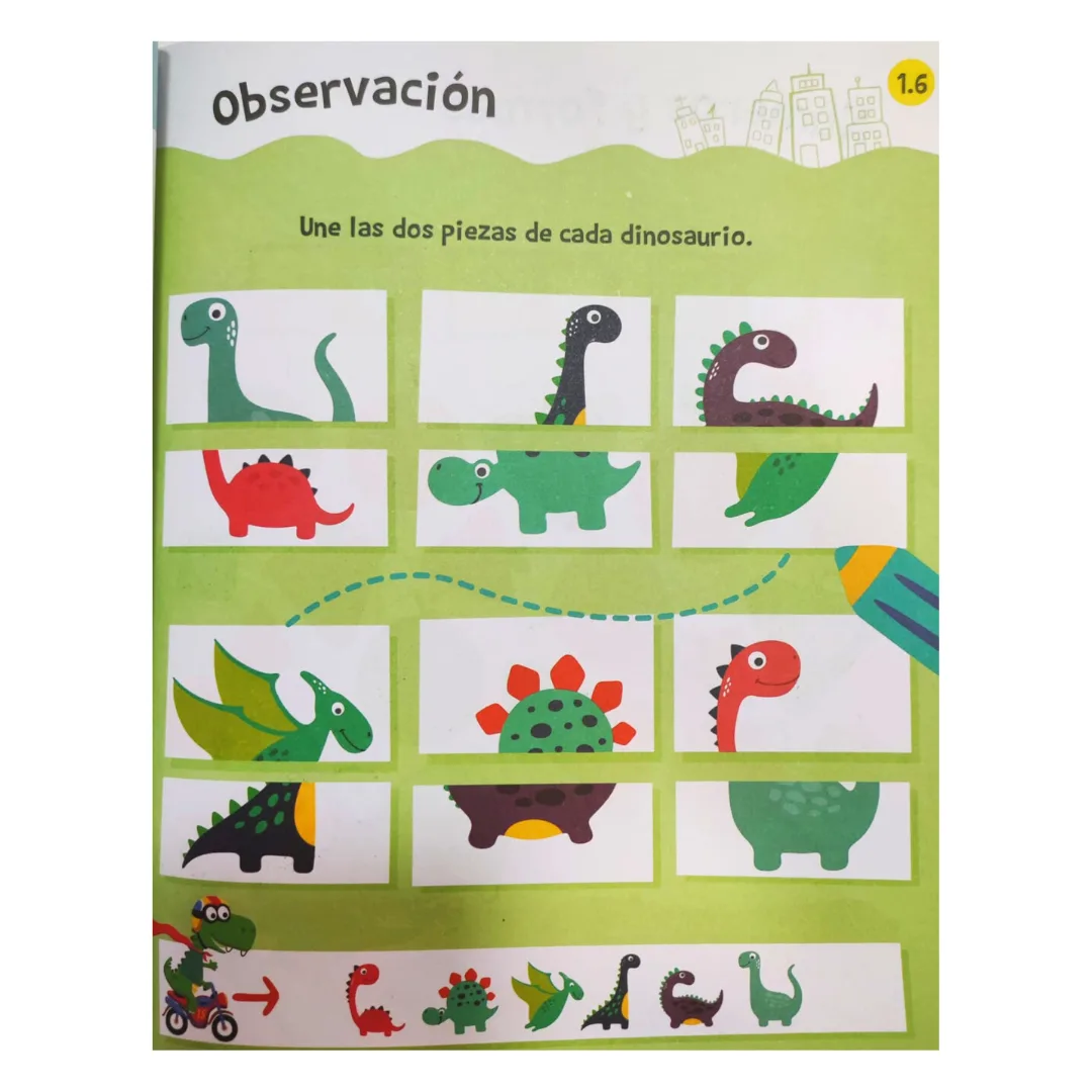 Libro de Actividades Dinosaurio 7
