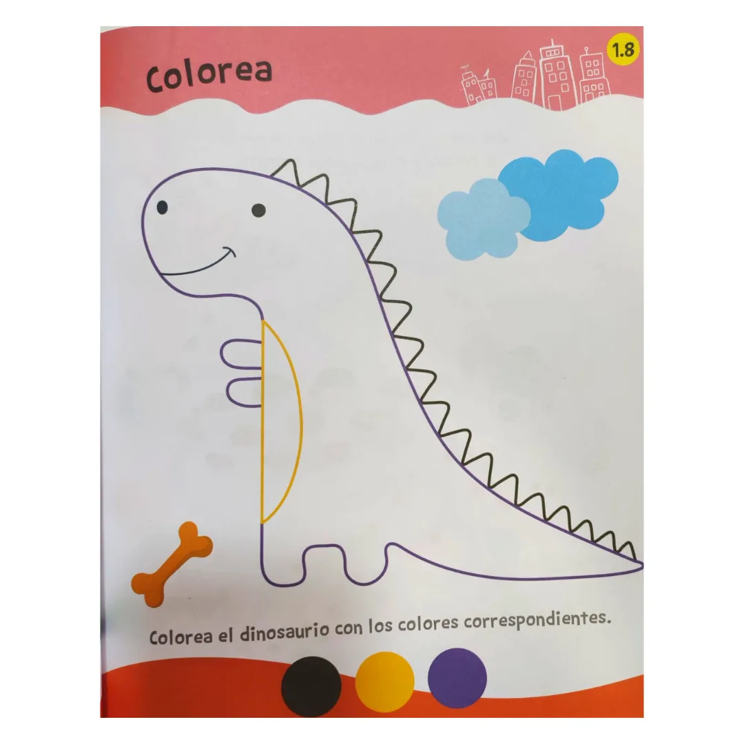 Libro de Actividades Dinosaurio 4