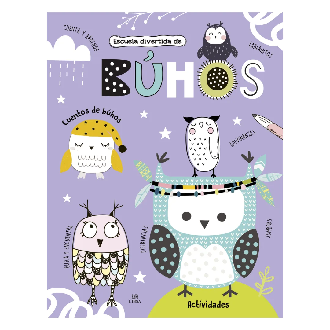 Libro de Actividades - Escuela Divertida de Buhos