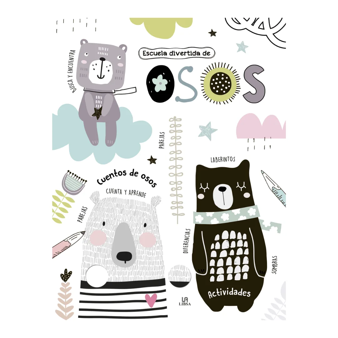 Libro de Actividades - Escuela Divertida de Osos