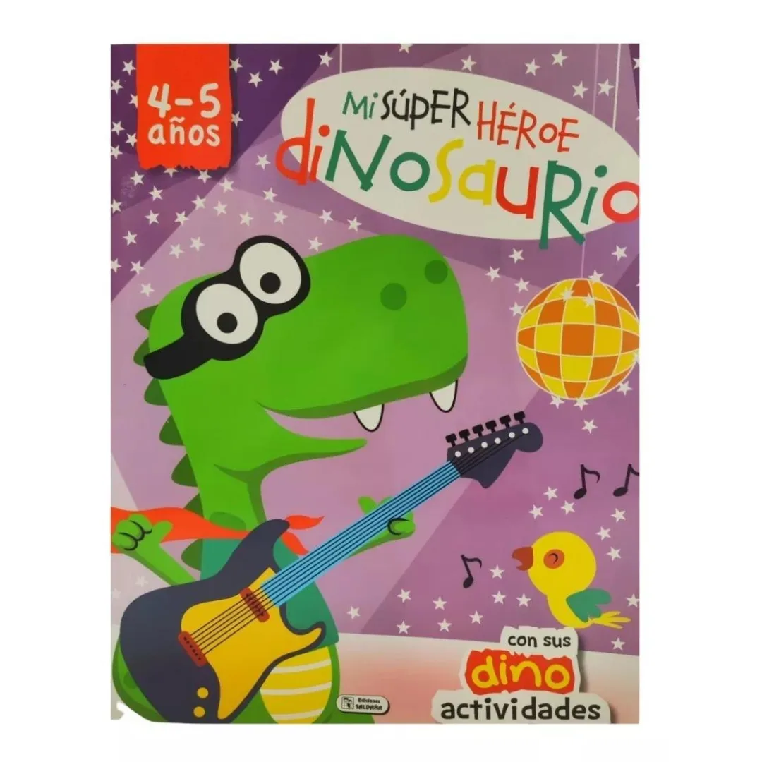 Libro De Actividades - Mi Superheroe Dinosaurio